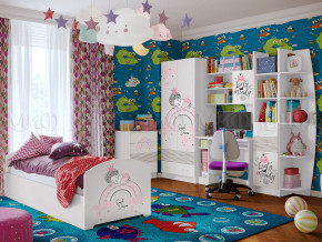 Детская комната Юниор-2 Принцесса 1 в Нязепетровске - nyazepetrovsk.magazinmebel.ru | фото - изображение 1