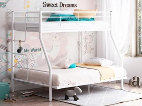 Двухъярусная кровать Гранада-3 140 белый в Нязепетровске - nyazepetrovsk.magazinmebel.ru | фото