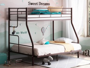 Двухъярусная кровать Гранада-3 140 коричневый в Нязепетровске - nyazepetrovsk.magazinmebel.ru | фото - изображение 1
