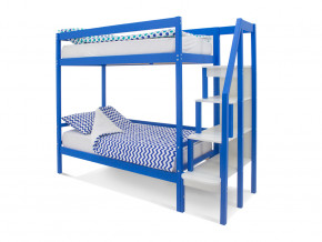 Двухъярусная кровать Svogen синий в Нязепетровске - nyazepetrovsk.magazinmebel.ru | фото