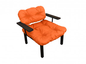 Кресло Дачное оранжевая подушка в Нязепетровске - nyazepetrovsk.magazinmebel.ru | фото - изображение 1