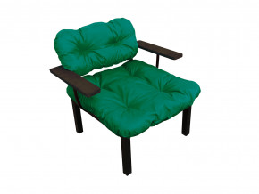 Кресло Дачное зелёная подушка в Нязепетровске - nyazepetrovsk.magazinmebel.ru | фото