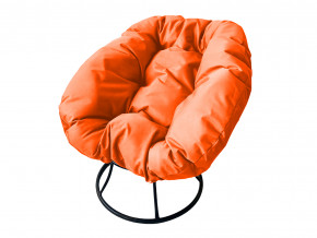 Кресло Пончик без ротанга оранжевая подушка в Нязепетровске - nyazepetrovsk.magazinmebel.ru | фото - изображение 1