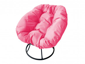 Кресло Пончик без ротанга розовая подушка в Нязепетровске - nyazepetrovsk.magazinmebel.ru | фото