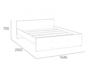 Кровать 1600 НМ 011.53 Симпл Белый Фасадный в Нязепетровске - nyazepetrovsk.magazinmebel.ru | фото - изображение 4