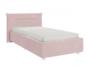 Кровать Альба 900 велюр нежно-розовый в Нязепетровске - nyazepetrovsk.magazinmebel.ru | фото