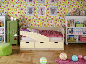 Кровать Бабочки 1600 Ваниль в Нязепетровске - nyazepetrovsk.magazinmebel.ru | фото