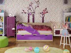 Кровать Дельфин-1 1800 Фиолетовый металлик в Нязепетровске - nyazepetrovsk.magazinmebel.ru | фото