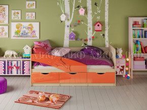 Кровать Дельфин 1600 Оранжевый металлик в Нязепетровске - nyazepetrovsk.magazinmebel.ru | фото
