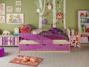 Кровать Дельфин 1800 Фиолетовый металлик в Нязепетровске - nyazepetrovsk.magazinmebel.ru | фото