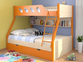 Кровать Дельта 20.02 оранжевая в Нязепетровске - nyazepetrovsk.magazinmebel.ru | фото