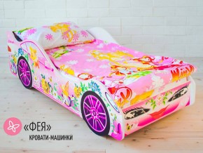 Кровать детская машина Фея в Нязепетровске - nyazepetrovsk.magazinmebel.ru | фото