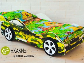 Кровать детская машина Хаки в Нязепетровске - nyazepetrovsk.magazinmebel.ru | фото - изображение 2