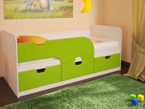 Кровать детская Минима лайм в Нязепетровске - nyazepetrovsk.magazinmebel.ru | фото
