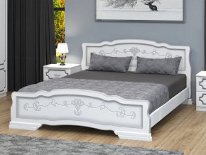 Кровать Карина-6 900 Белый жемчуг в Нязепетровске - nyazepetrovsk.magazinmebel.ru | фото