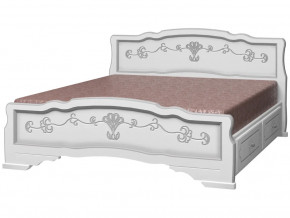 Кровать Карина-6 с 2-мя ящиками 1800 Белый жемчуг в Нязепетровске - nyazepetrovsk.magazinmebel.ru | фото - изображение 2