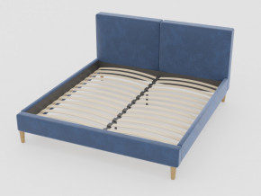 Кровать Линси 1600 синий в Нязепетровске - nyazepetrovsk.magazinmebel.ru | фото - изображение 1
