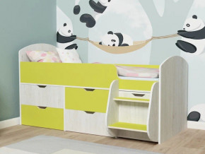 Кровать Малыш-7 Винтербер-Лайм в Нязепетровске - nyazepetrovsk.magazinmebel.ru | фото