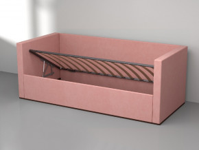 Кровать мягкая с подъёмным механизмом арт. 030 розовый в Нязепетровске - nyazepetrovsk.magazinmebel.ru | фото - изображение 2