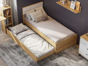 Кровать одинарная Милан выкатная с настилом в Нязепетровске - nyazepetrovsk.magazinmebel.ru | фото