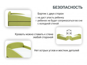 Кровать с ящиком Letmo авокадо (рогожка) в Нязепетровске - nyazepetrovsk.magazinmebel.ru | фото - изображение 12