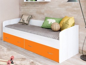 Кровать с выкатными ящиками Винтерберг, оранжевый в Нязепетровске - nyazepetrovsk.magazinmebel.ru | фото - изображение 1
