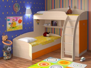 Кровать Соня 1+2 Оранжевый в Нязепетровске - nyazepetrovsk.magazinmebel.ru | фото