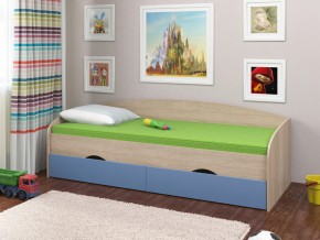 Кровать Соня 2 сонома-голубой в Нязепетровске - nyazepetrovsk.magazinmebel.ru | фото