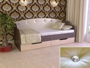 Кровать Юниор Тип 2 Венге/дуб молочный 800х1600 в Нязепетровске - nyazepetrovsk.magazinmebel.ru | фото