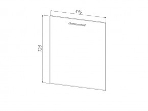 П 60 Комплект для посудомоечной машины 600 мм (цоколь + фасад) ЛДСП в Нязепетровске - nyazepetrovsk.magazinmebel.ru | фото