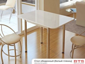 Стол обеденный белый глянец в Нязепетровске - nyazepetrovsk.magazinmebel.ru | фото