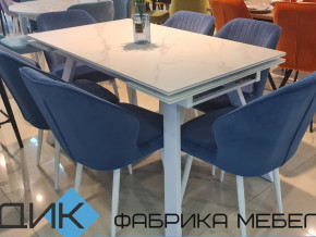 Стол SKL 140 керамика белый мрамор/подстолье белое в Нязепетровске - nyazepetrovsk.magazinmebel.ru | фото - изображение 2