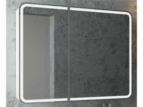 Зеркальный шкаф Mario 80х80 см MySpace LED подсветка в Нязепетровске - nyazepetrovsk.magazinmebel.ru | фото
